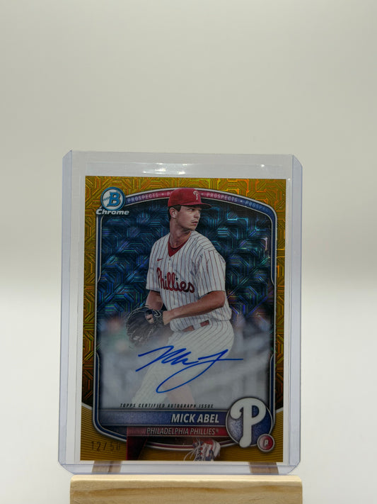 Mick Abel Gold Auto /50