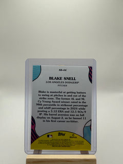 Blake Snell Pink Foil Summer Superstars
