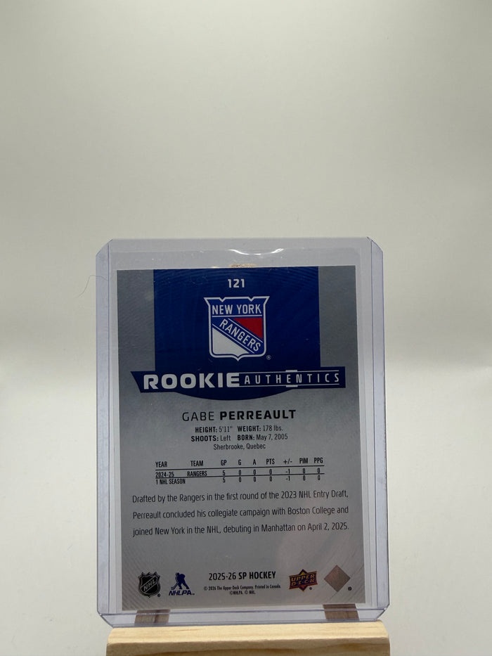 Gabe Perrault Rookie Authentics /1749