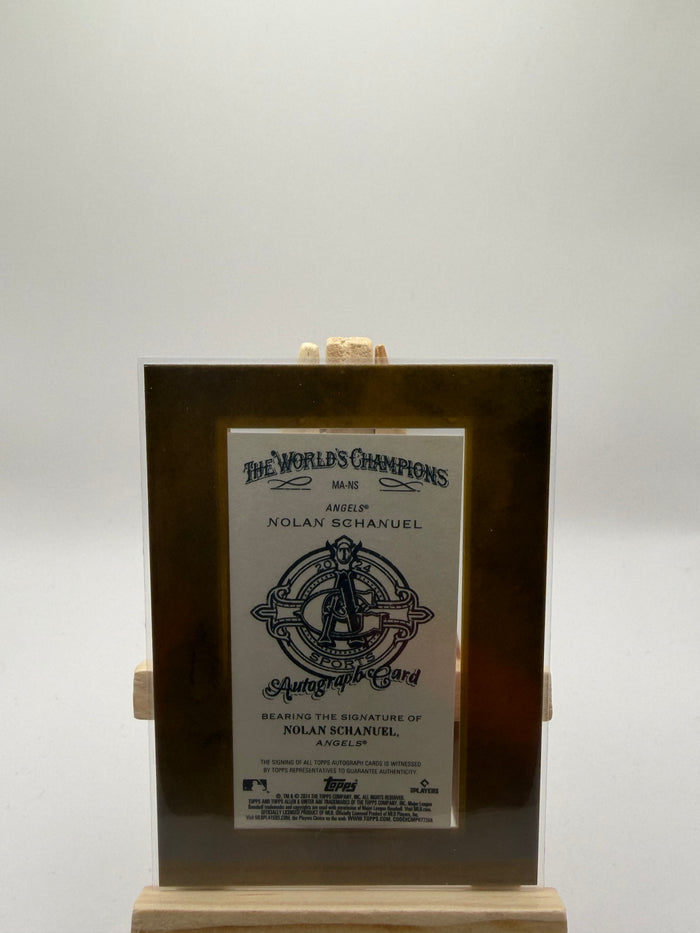Nolan Schanuel Allen and Ginter Mini Auto