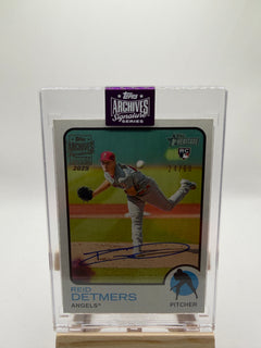 Reid Detmers Archives Signature Auto /60