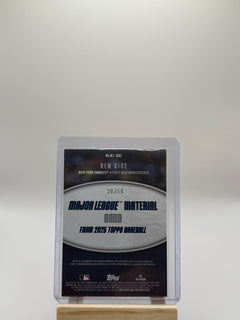 Ben Rice Major League Material Relic Gold /50