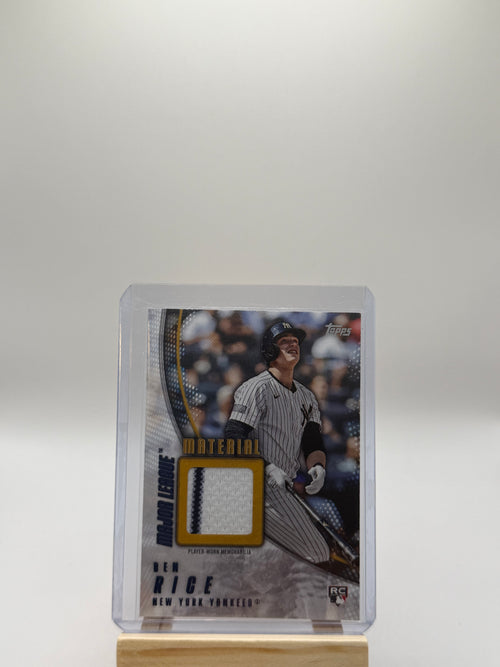 Ben Rice Major League Material Relic Gold /50