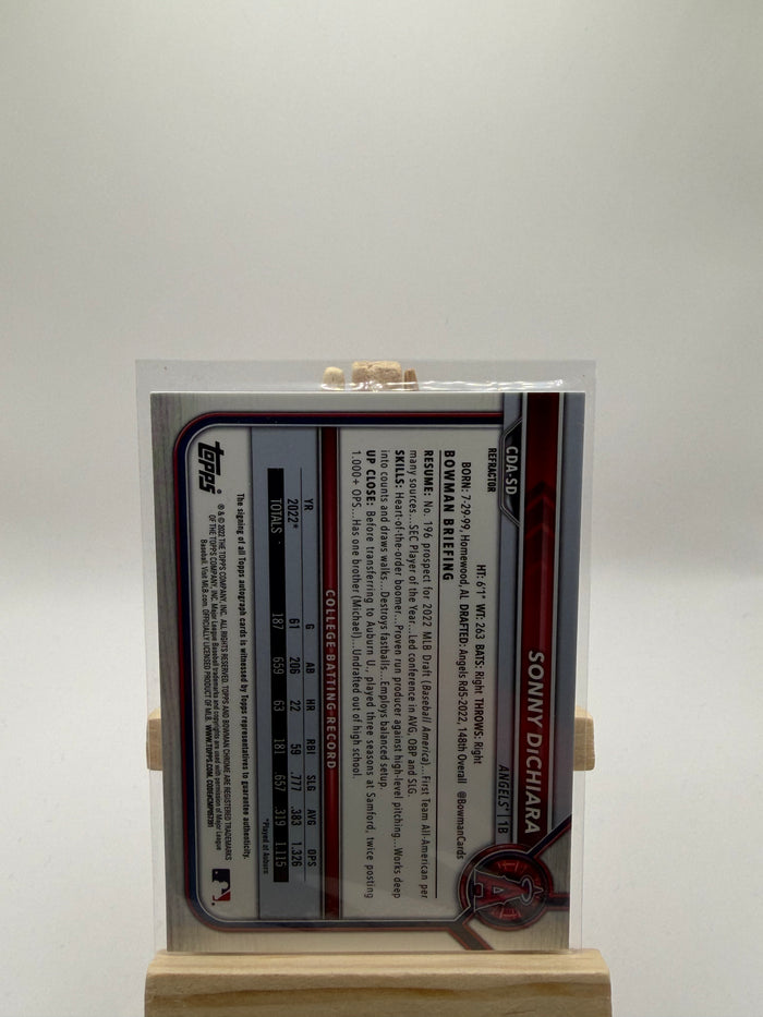 Sonny DiChiara Auto /499