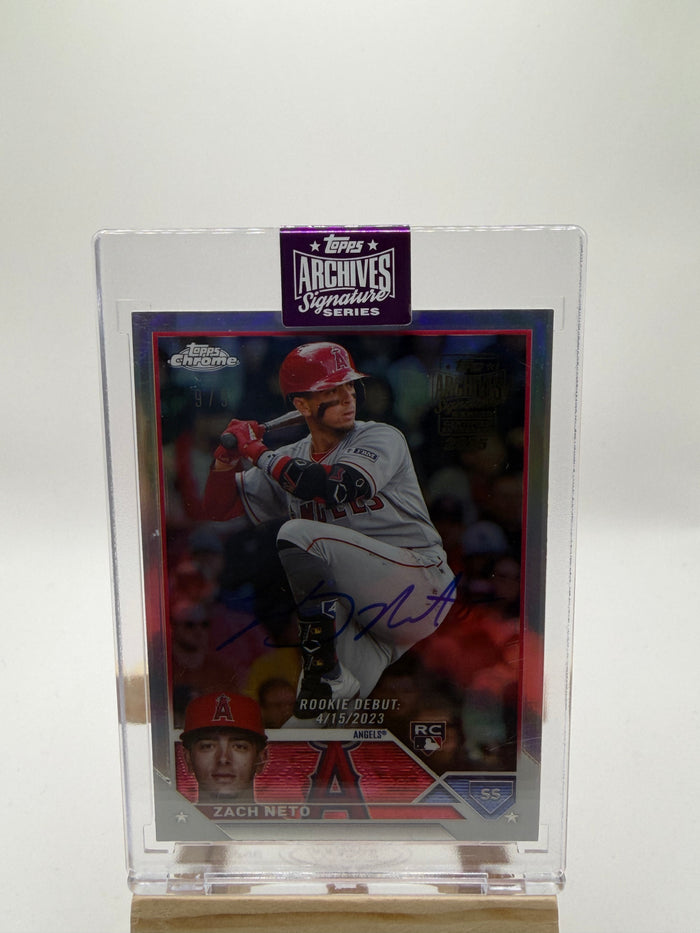 Zach Neto Archives Signature Auto /9