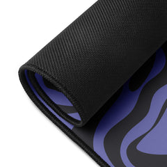 Large Padded Non-Slip Mousepad - Blue Tiger Camo Print
