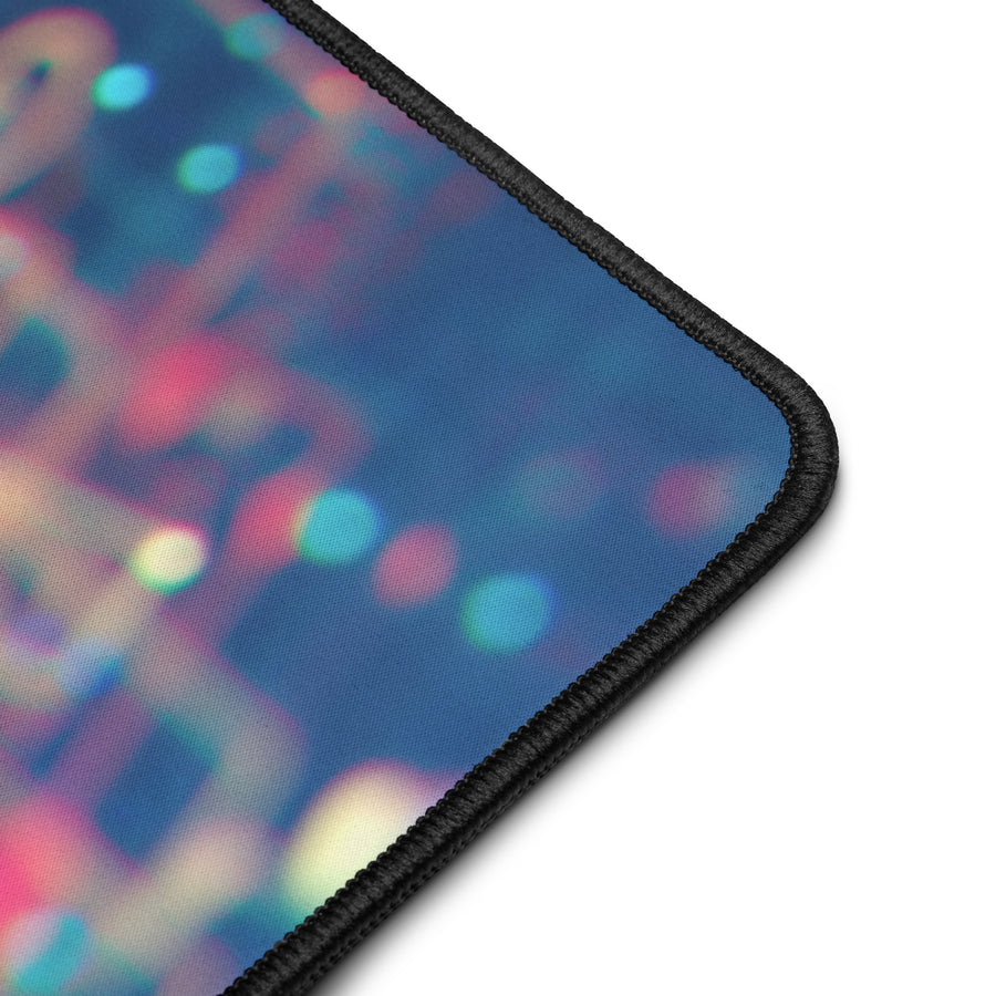 Large Padded Desk Pad - Connections Print