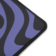 Large Padded Non-Slip Mousepad - Blue Tiger Camo Print