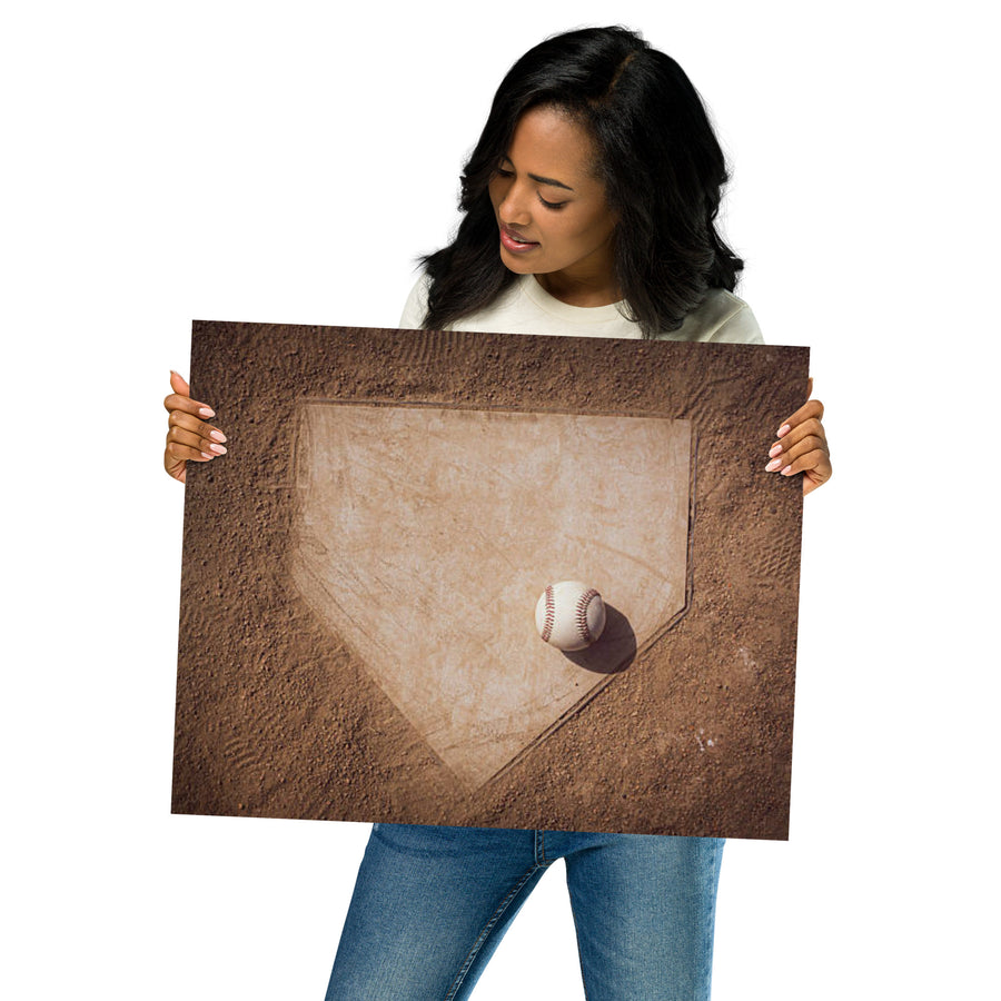 Enhanced Matte Paper - Classic Baseball Print